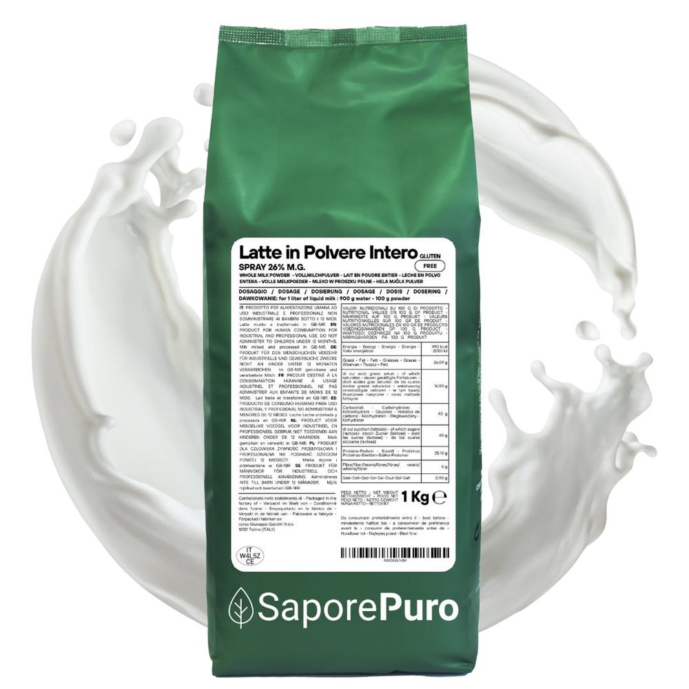Lait entier en poudre - 1Kg - Lait Origine U.E. - SaveurPure